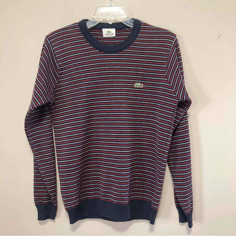 Men’s Lacoste Sport Wool Blend Sweater Size 3
